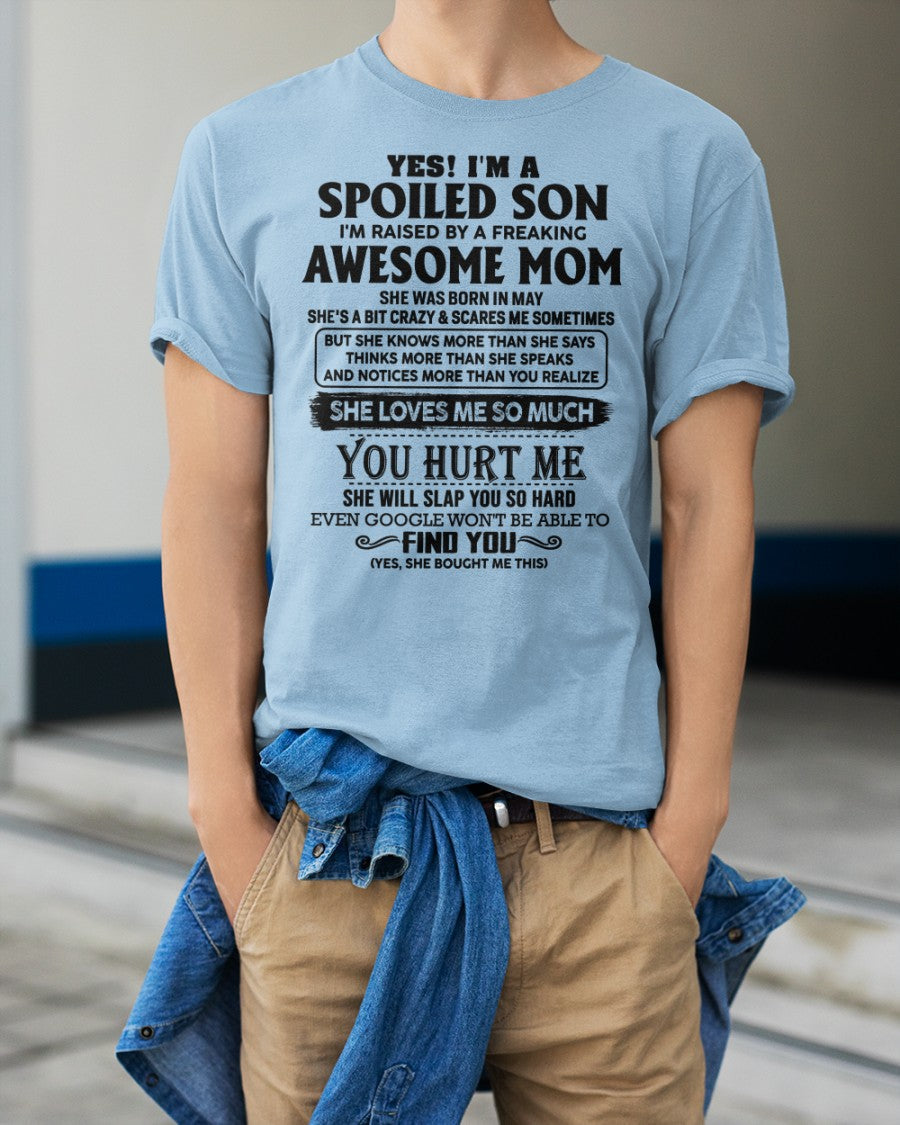 May - Awesome Mom - Perfect Gift For Son From Mom - NGHL05 (SKU-SPW-05)