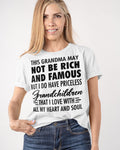 THIS GRANDMA MAY NOT BE RICH AND FAMOUS BUT I DO HAVE PRICELESS Grandchildren - from grandma NGHL00