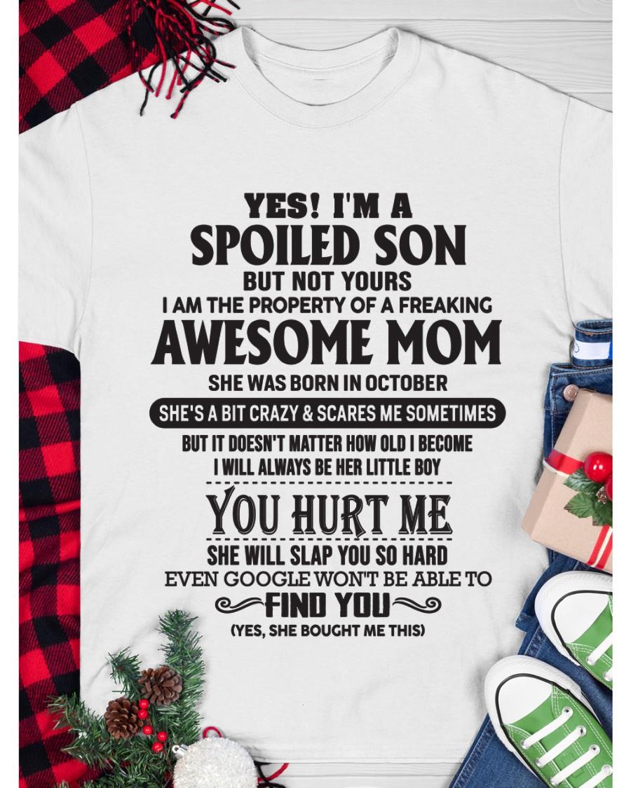 October - Gift for Son from a Legendary Mom ( SKU-MS01-10)
