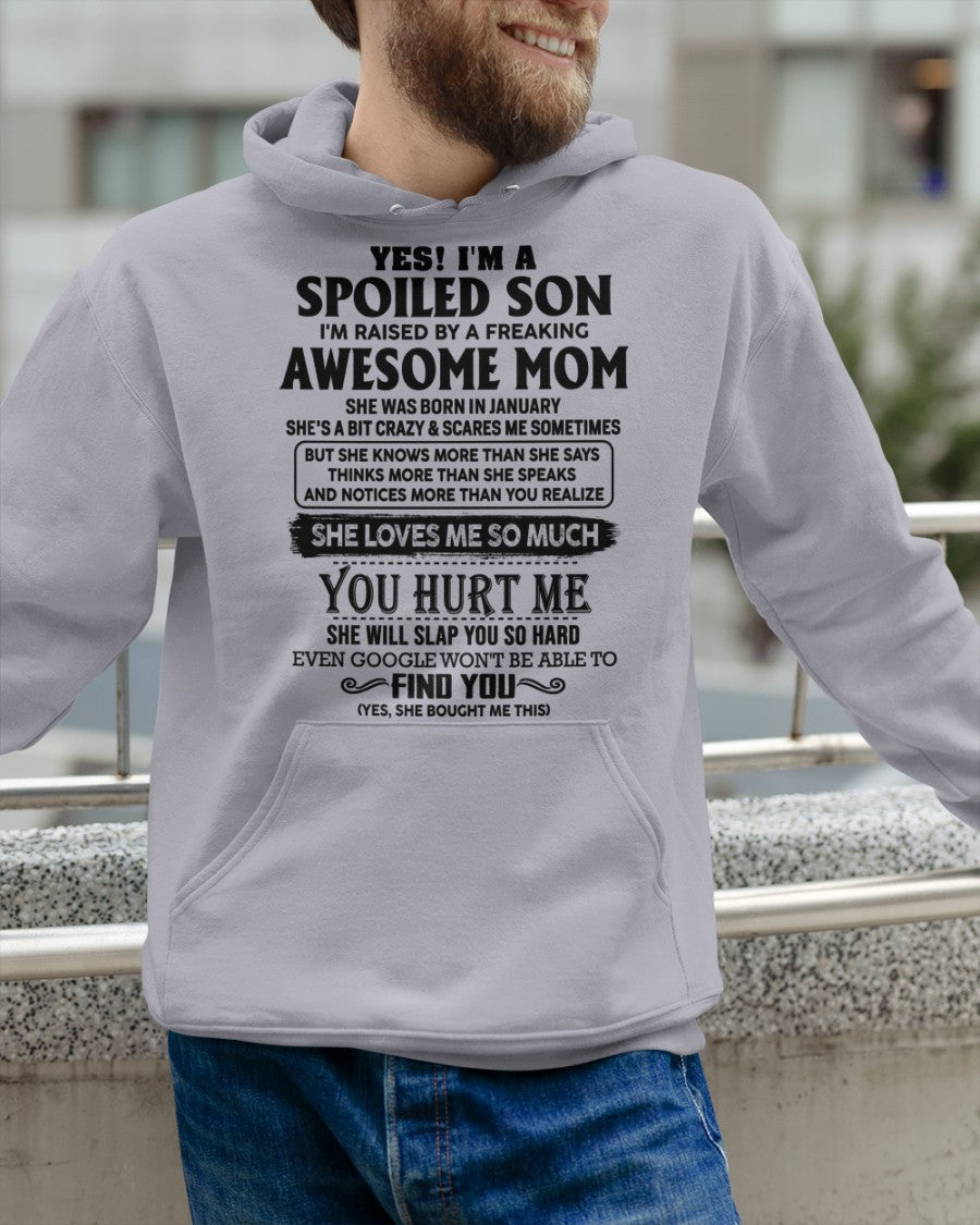 January - Awesome Mom - Perfect Gift For Your Son From Mom - NGHL01 (SKU-SPW-01)