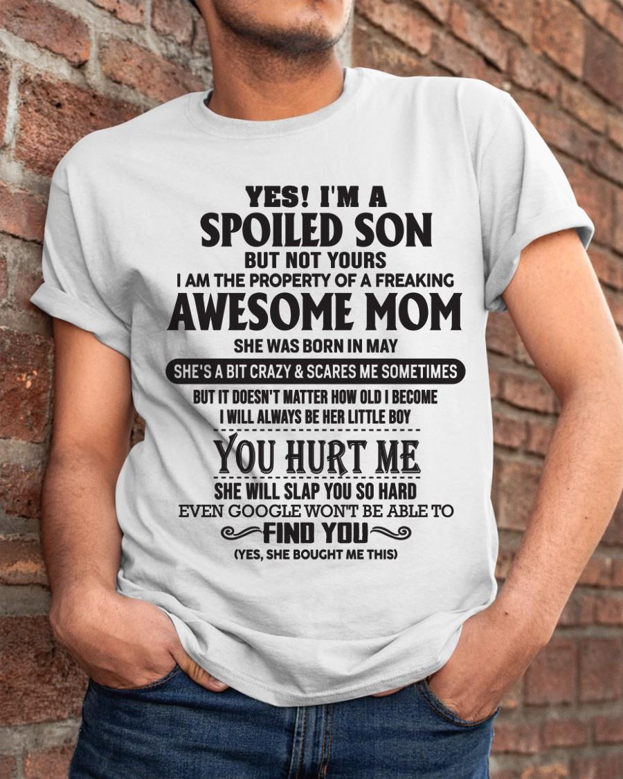 May - Gift for Son from a Legendary Mom ( SKU-MS01-05)