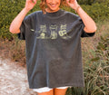 Raccoon Band Music Playful Mascot Illustration For Music Lovers Comfort Colors Tee