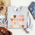 Skin Tone Hearts Multicultural Valentines Day Inclusive Love For Every Skin Tone Sweatshirt