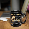 Perfect Birthday or Christmas Gift – To My Son from Dad Mug