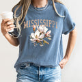 Mississippi State Flower Comfort Colors Tee