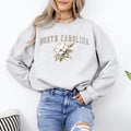 North Carolina State Flower A Tar Heel State Pride Inspired Landscape Print Graphic Sweatshirt