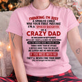 September - I Am Spoiled Daughter Of A Crazy Dad - Gift for Daughter From Dad - NGHL09 (SKU-TDD-SPOILED-09)
