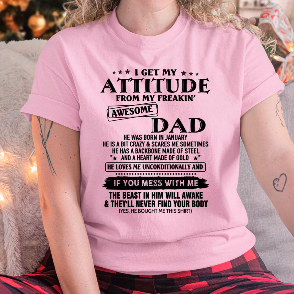 January - Gift For Son and Daughter From Dad - NGHL01 - (SKU-TDADC-01)