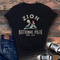 Zion National Park Adventure Edition Premium Vintage Rustic Nature Lover Graphic Tee